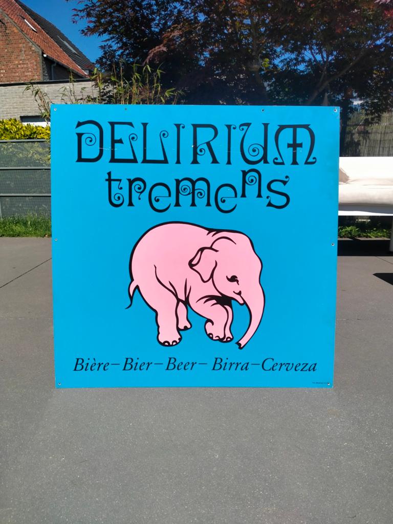Reclamebord delirium tremens ., Enlèvement