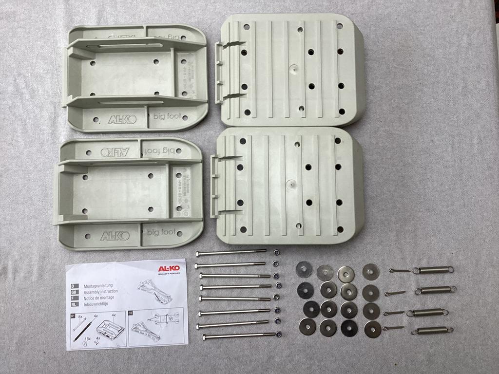 Caravan steunenvoeten Alko “Big Foots” NIEUW, € 45,00., Ophalen of Verzenden, Nieuw