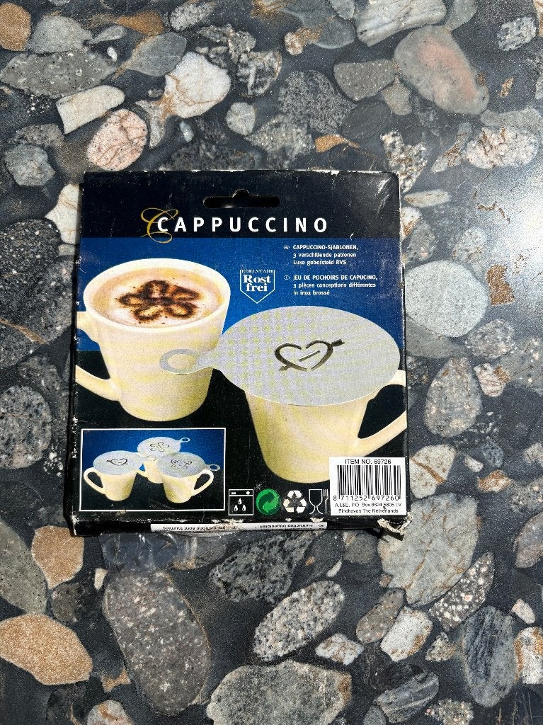 Set met cappuccino-sjablonen., Ophalen of Verzenden, Nieuw