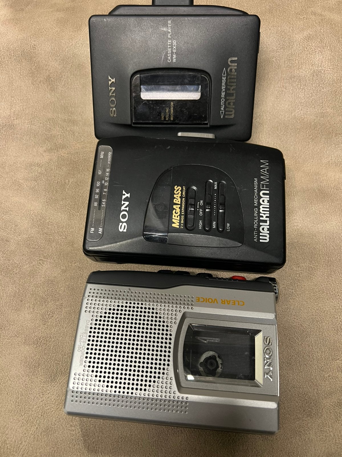 3 Walkman sony, Ophalen