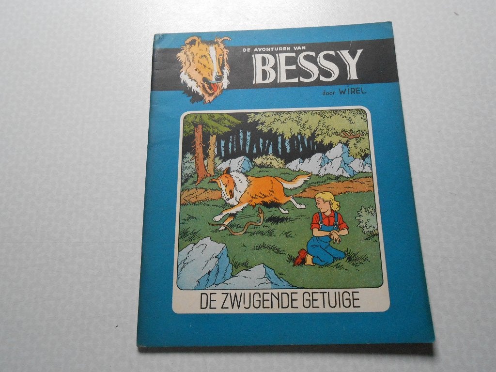 Bessy 12 De zwijgende getuige 1956 1 ste druk., Boeken, Stripverhalen, Willy Vandersteen, Eén stripboek, Ophalen of Verzenden