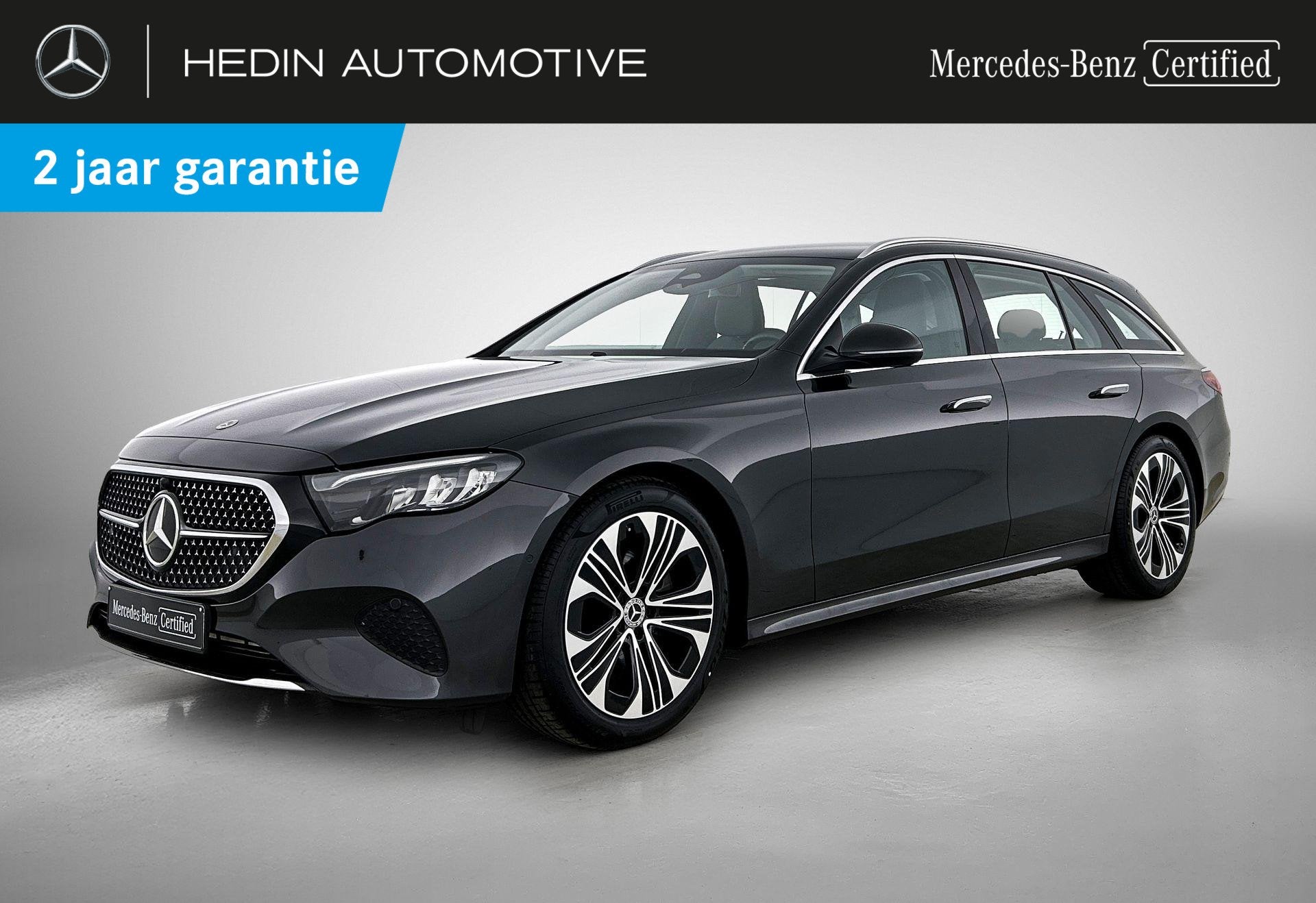 Mercedes-Benz E-Klasse 200 Break Luxury Line | Distronic | D, Automaat, Dealer onderhouden, Gebruikt, Zwart