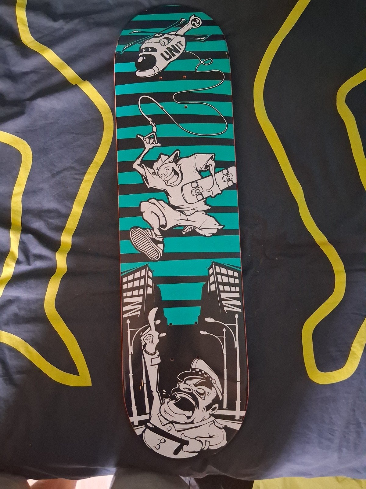 Skateboard DECK ONLY 8,25" van UNIT, Sport en Fitness, Skateboarden, Ophalen of Verzenden, Skateboard
