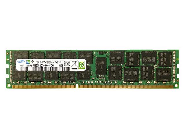 16GB 2Rx4 PC3-12800R DDR3-1600 ECC, Samsung M393B2G70BH0-CK0