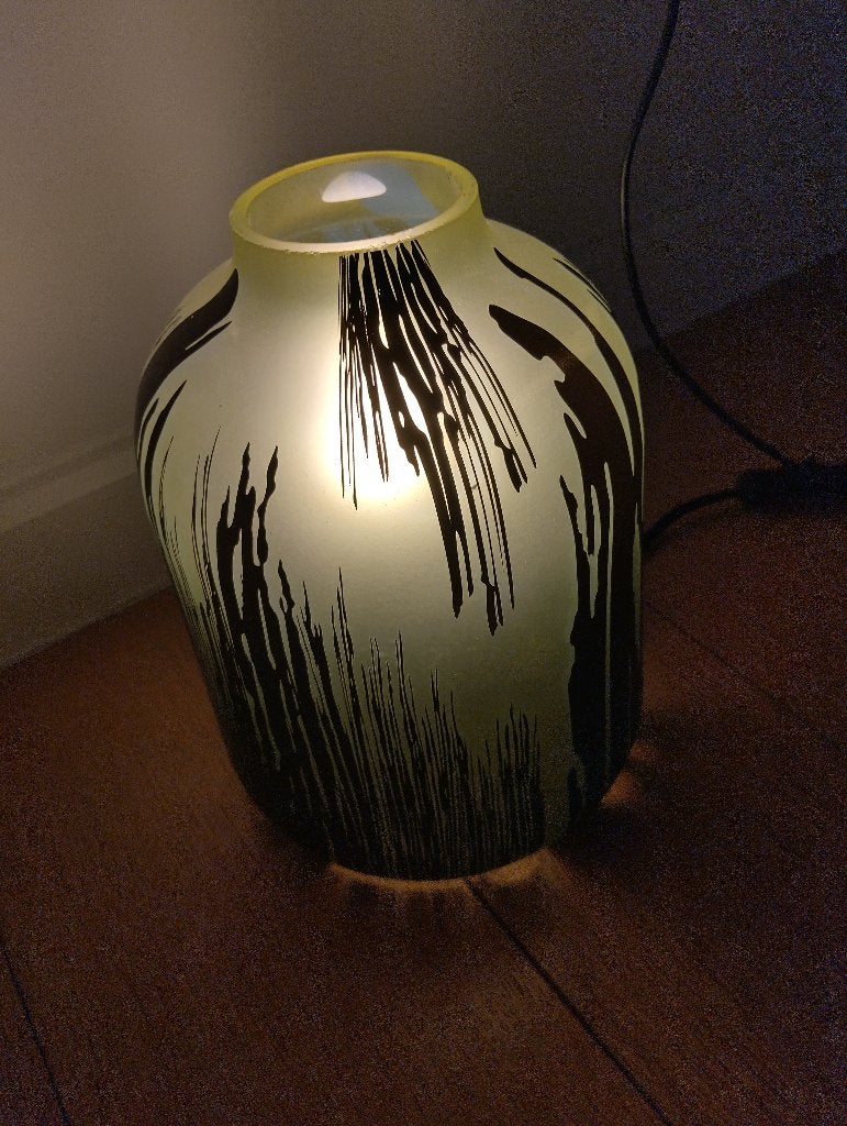 Twee lampen, „vintage” stijl - IKEA KOPPAR, Ophalen, Vintage, Inclusief lichtbron, Glas