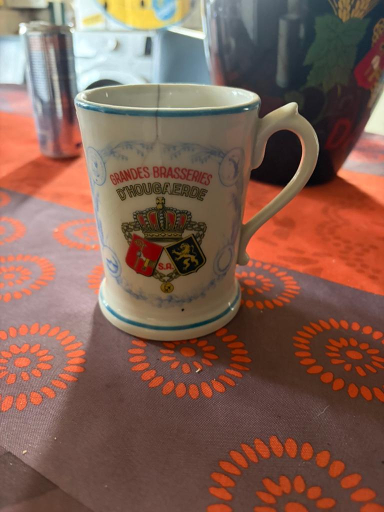 Porcelaine tas grandes brasseries hougaerde, Collections, Enlèvement, Utilisé, Autres types, Autres marques