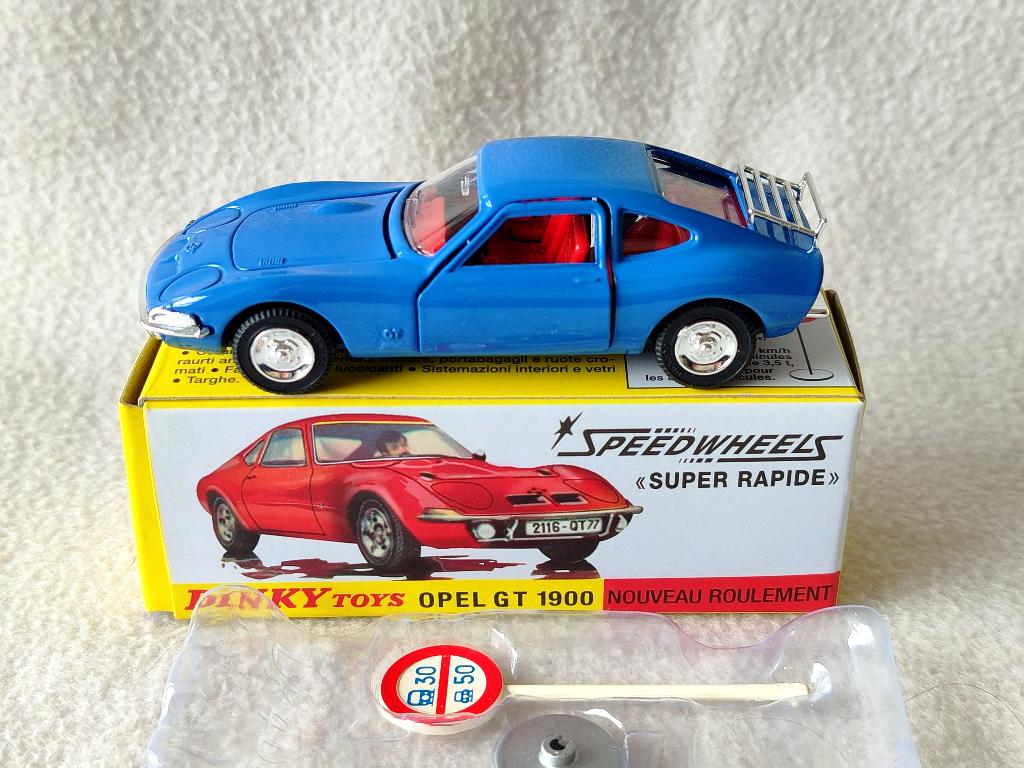 Dinky Atlas _ Opel GT 1900 _ ref. 1421, Hobby en Vrije tijd, Modelauto's | 1:43, Ophalen of Verzenden, Zo goed als nieuw, Auto