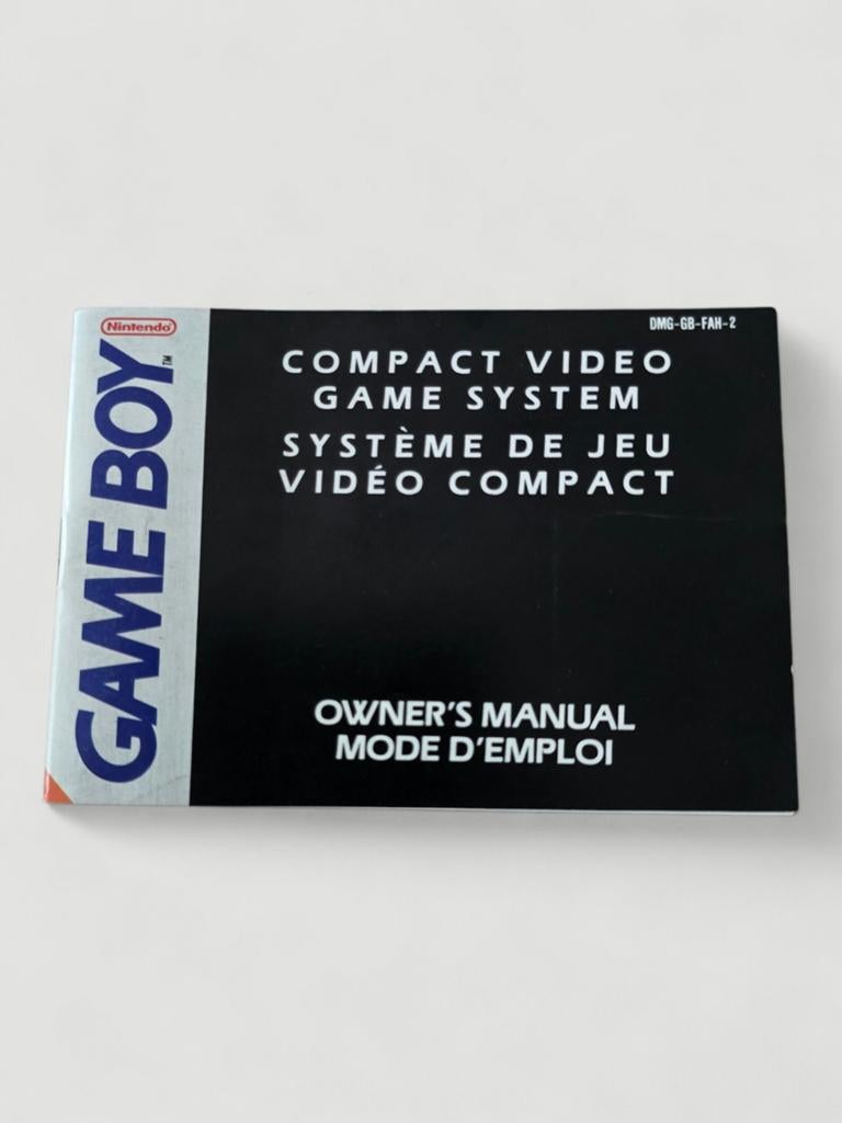 Notice Officielle Nintendo Game Boy – Manuel d’Origine Vinta