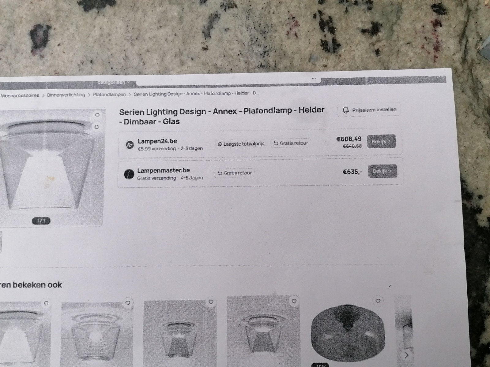 disign lamp plafonnier NIEUW, Ophalen