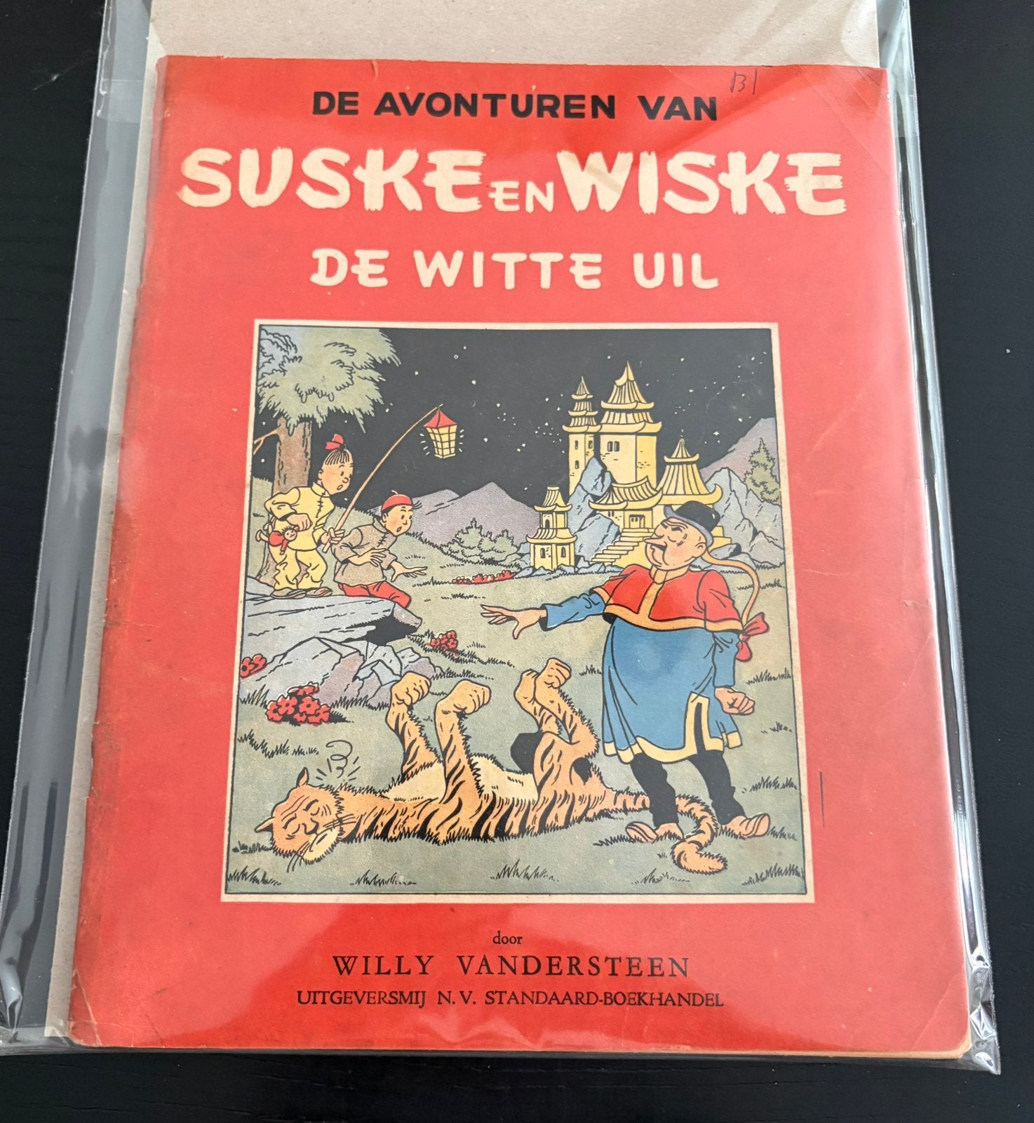 Suske en Wiske Rode Reeks Vlaams 7 De Witte Uil, Envoi, Utilisé