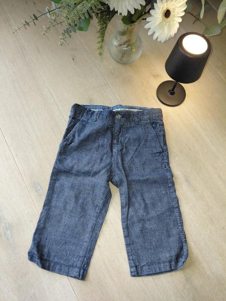 Maat 140 - Gymp - blauwe bermuda short, Broek, GYMP., Ophalen of Verzenden, Zo goed als nieuw