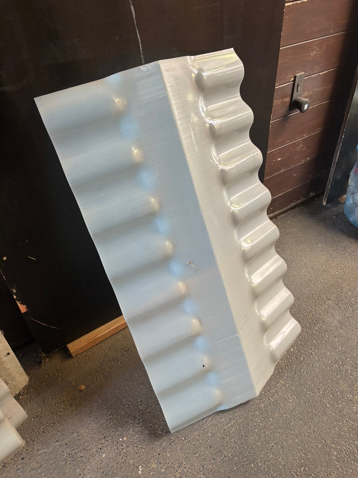 Pièces de faîtage en PVC transparent., Neuf, Autres couleurs, Tôle ondulée, Synthétique