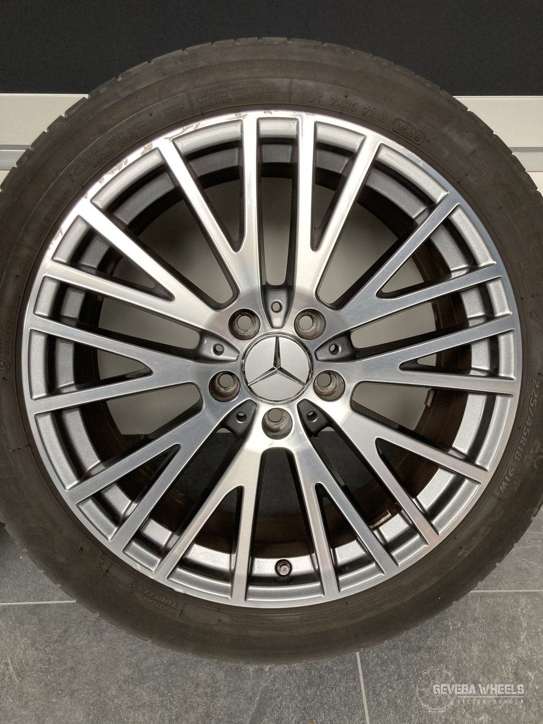 18” originele Mercedes A W177 B W247 CLA X118 velgen banden, Auto-onderdelen, 18 inch, Gebruikt, -, -