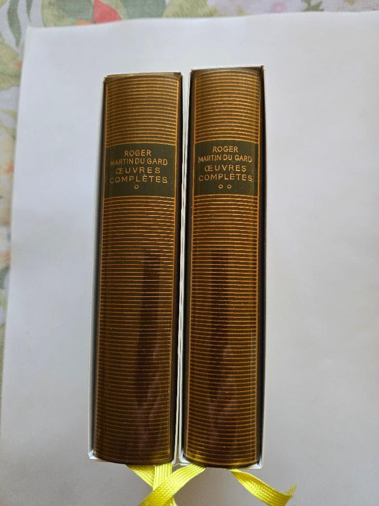 Roger Martin du Gard Oeuvres complètes  T 1 et 2  La Pléiade, Enlèvement ou Envoi, Comme neuf, Roger Martin du Gard