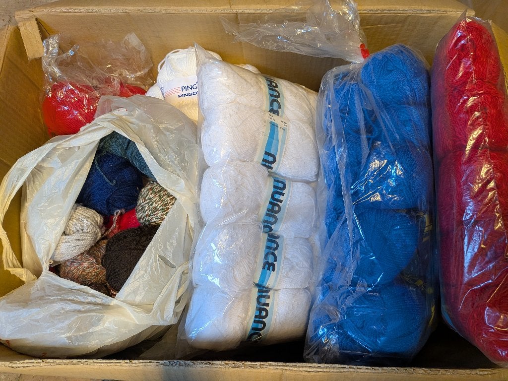 Wol en katoen, Hobby en Vrije tijd, Ophalen, Zo goed als nieuw, Breien