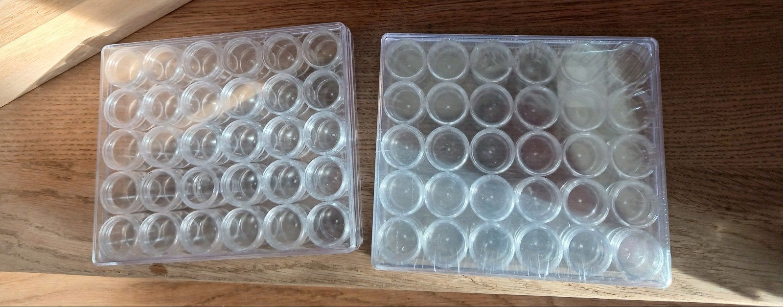 set van 2 opbergdoosjes Diamond painting, Ophalen, Zo goed als nieuw, Kunststof, Diamond painting