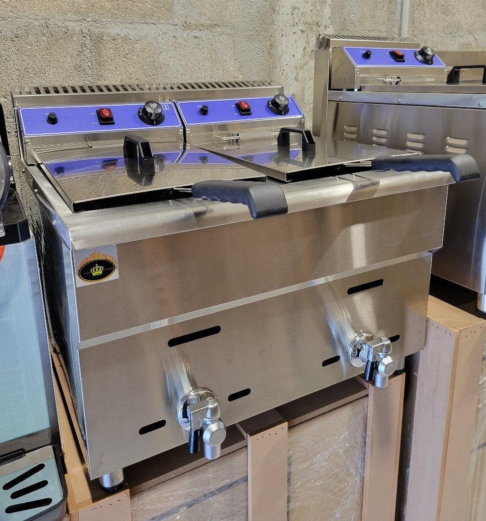 Friteuse Pro Double Gaz  Neuve Emballé Garantie, Enlèvement, Neuf, dans son emballage, Cuisinière, Friteuse et Grils