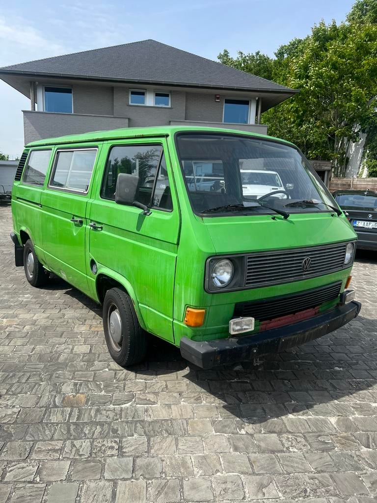 Vw T3 oldtimer bus 1983 1600 diesel, Auto's, 4 deurs, Monovolume, Bedrijf, 2 zetels