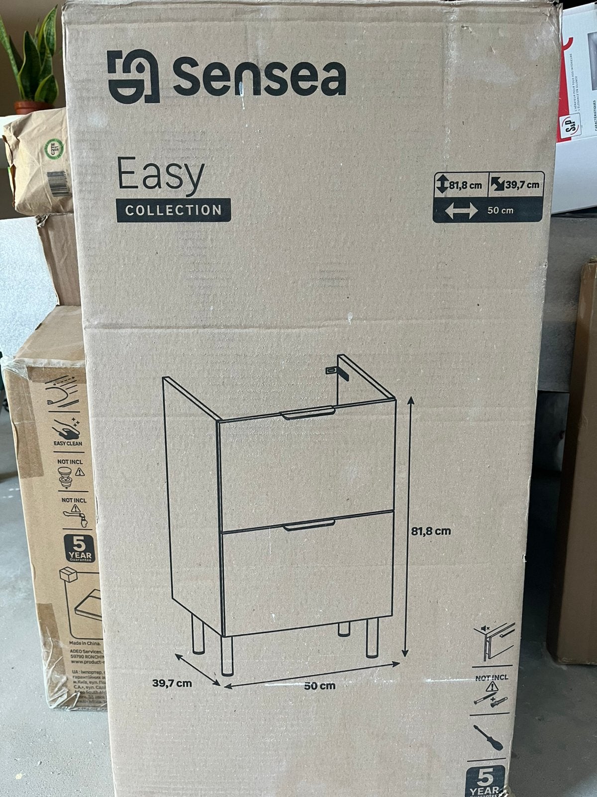 Meuble de salle de bain + lavabo neufs, Maison & Meubles, Salle de bain | Meubles de Salle de bain, Neuf, 25 à 50 cm, Moins de 100 cm