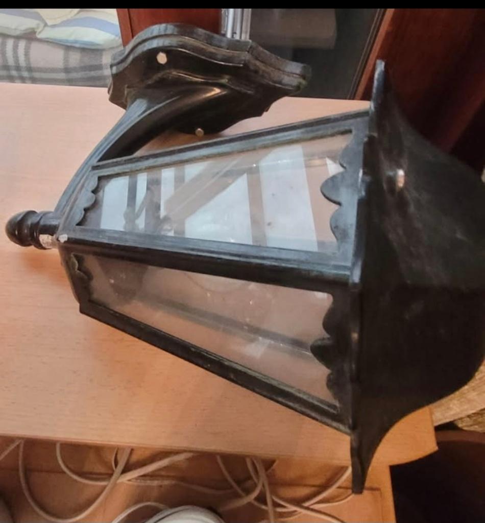 Lantaarn wandlamp, Ophalen, Gebruikt