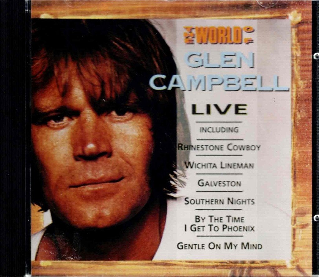 cd  /  Glen Campbell – The World Of Glen Campbell / Live, Ophalen of Verzenden