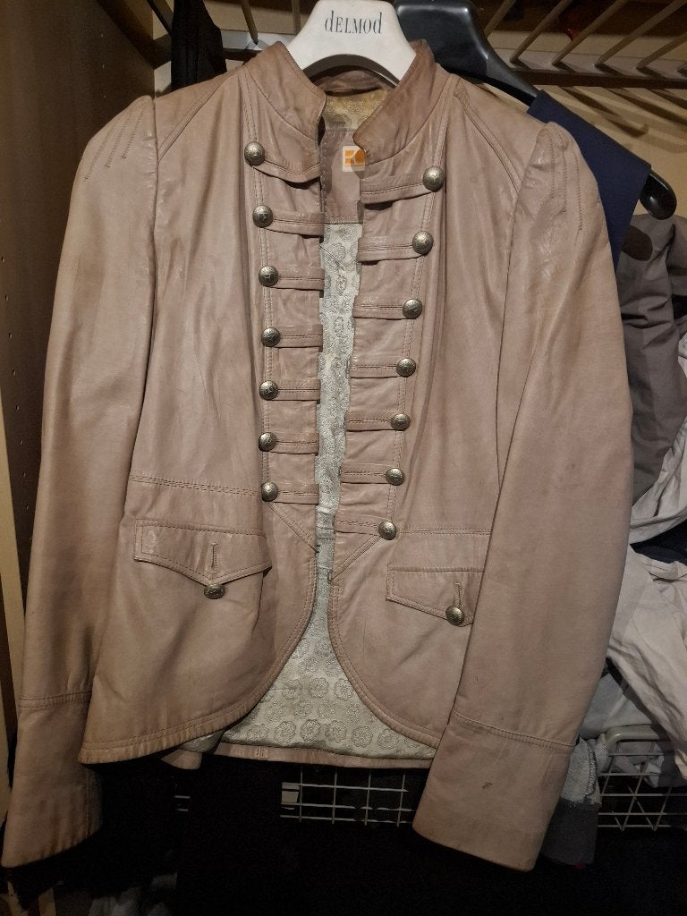 Boss orange jas, Ophalen, Beige, Maat 36 (S), Boss
