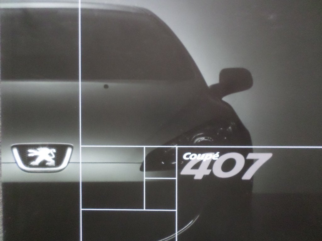 Brochure de la Peugeot 407 Coupé 2005, Enlèvement ou Envoi, Peugeot