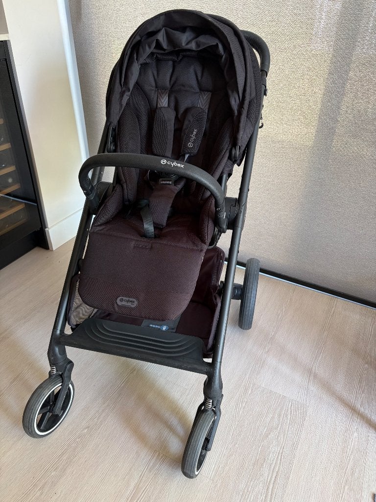 Cybex Balios Black, Kinderen en Baby's, Kinderwagens en Combinaties, Gebruikt, Verstelbare duwstang, Ophalen, Kinderwagen