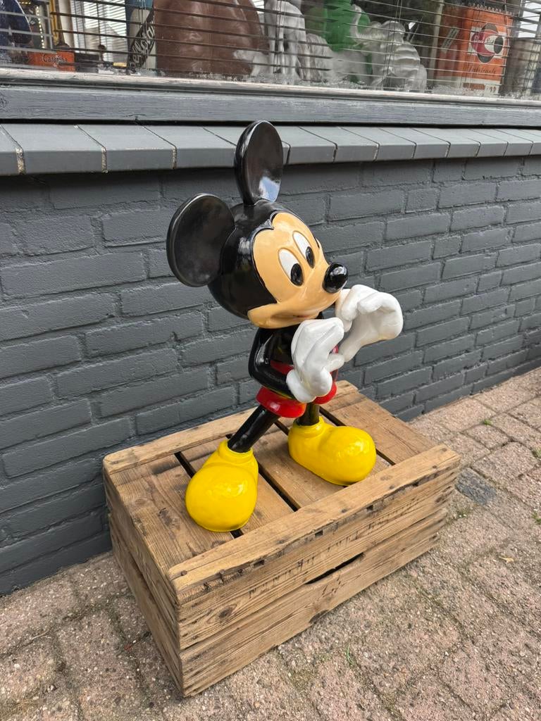 Statue Disney en forme de cœur de Mickey Mouse, Enlèvement, Mickey Mouse, Utilisé, Statue ou Figurine