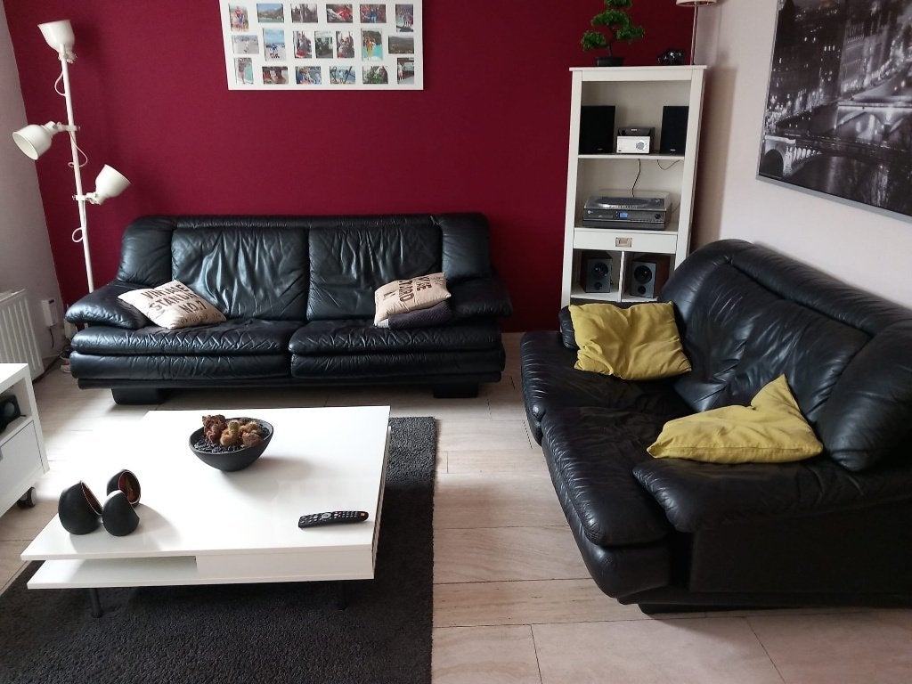 salon, Ophalen, Gebruikt, Leer, Leer