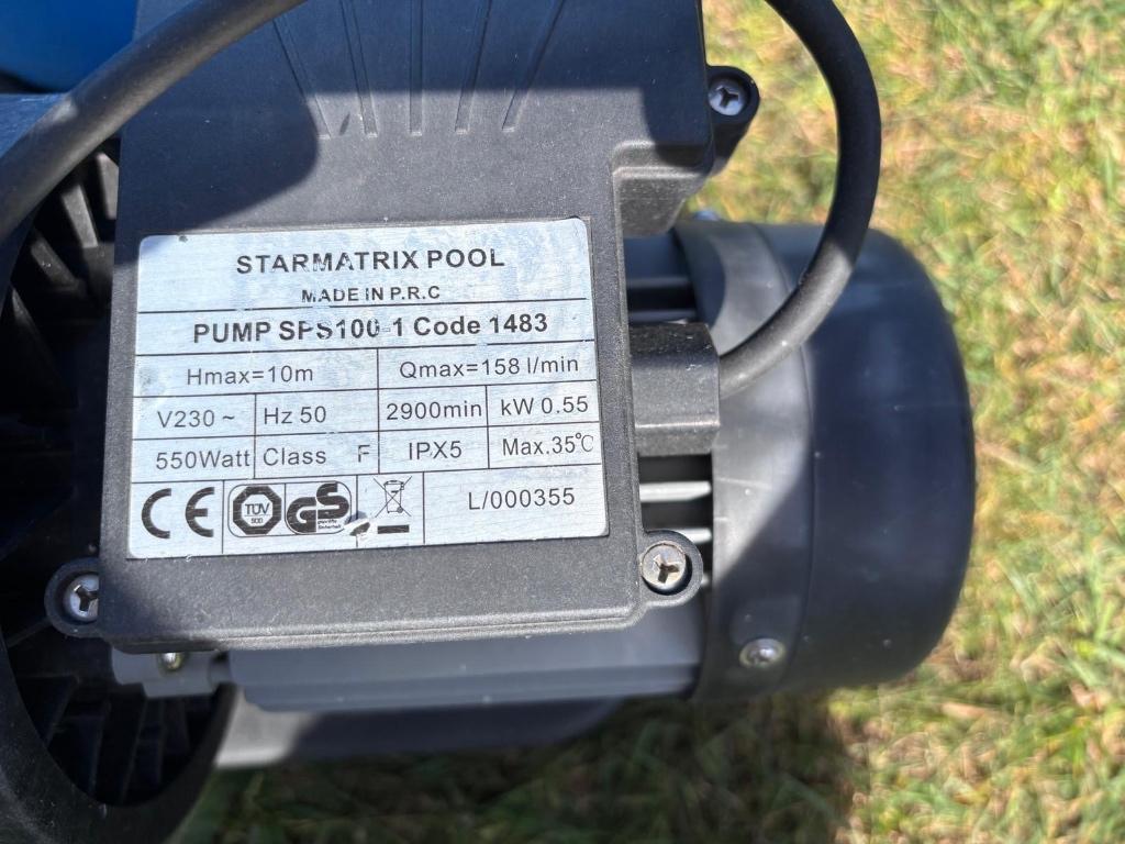 Zandfilter voor zwembad starmatrix, Ophalen, Gebruikt, Zwembadpomp