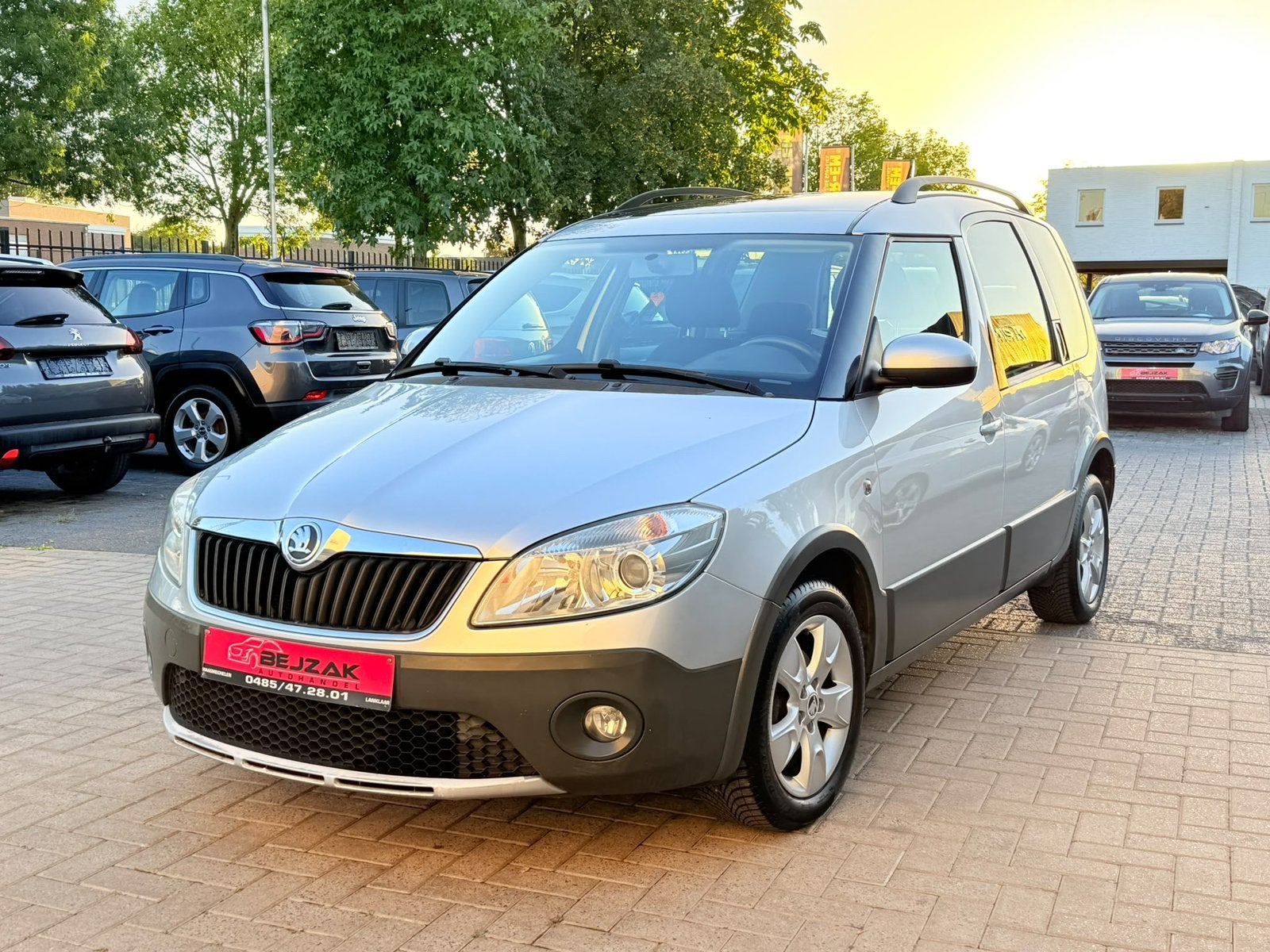 Skoda Roomster 1.2i 1j garantie 1ste eigenaar 104.000km, Auto's, Euro 5, Roomster, Zwart, Bedrijf