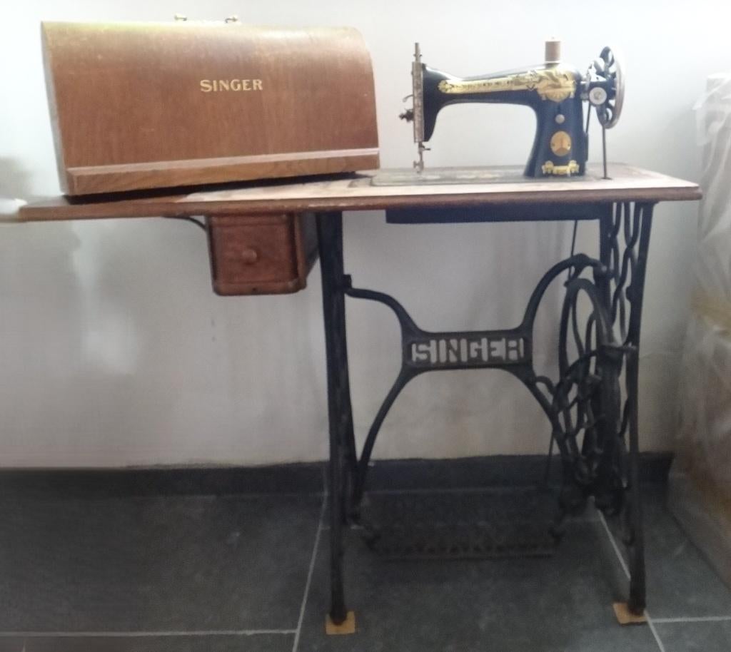 Machine à coudre ancienne, Enlèvement