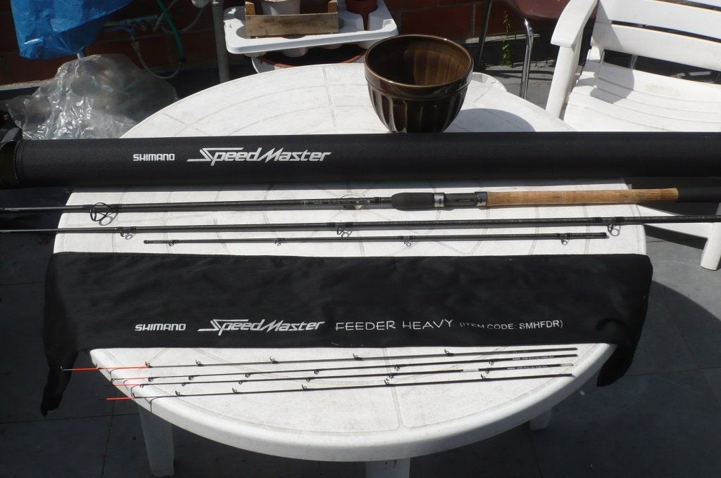 Feederhengel Shimano Speed Master, Ophalen of Verzenden, Zo goed als nieuw, Werphengel
