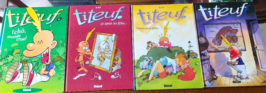 BD Titeuf, Tintin, Ducobu ..., Plusieurs BD, Comme neuf, Enlèvement, Divers auteurs