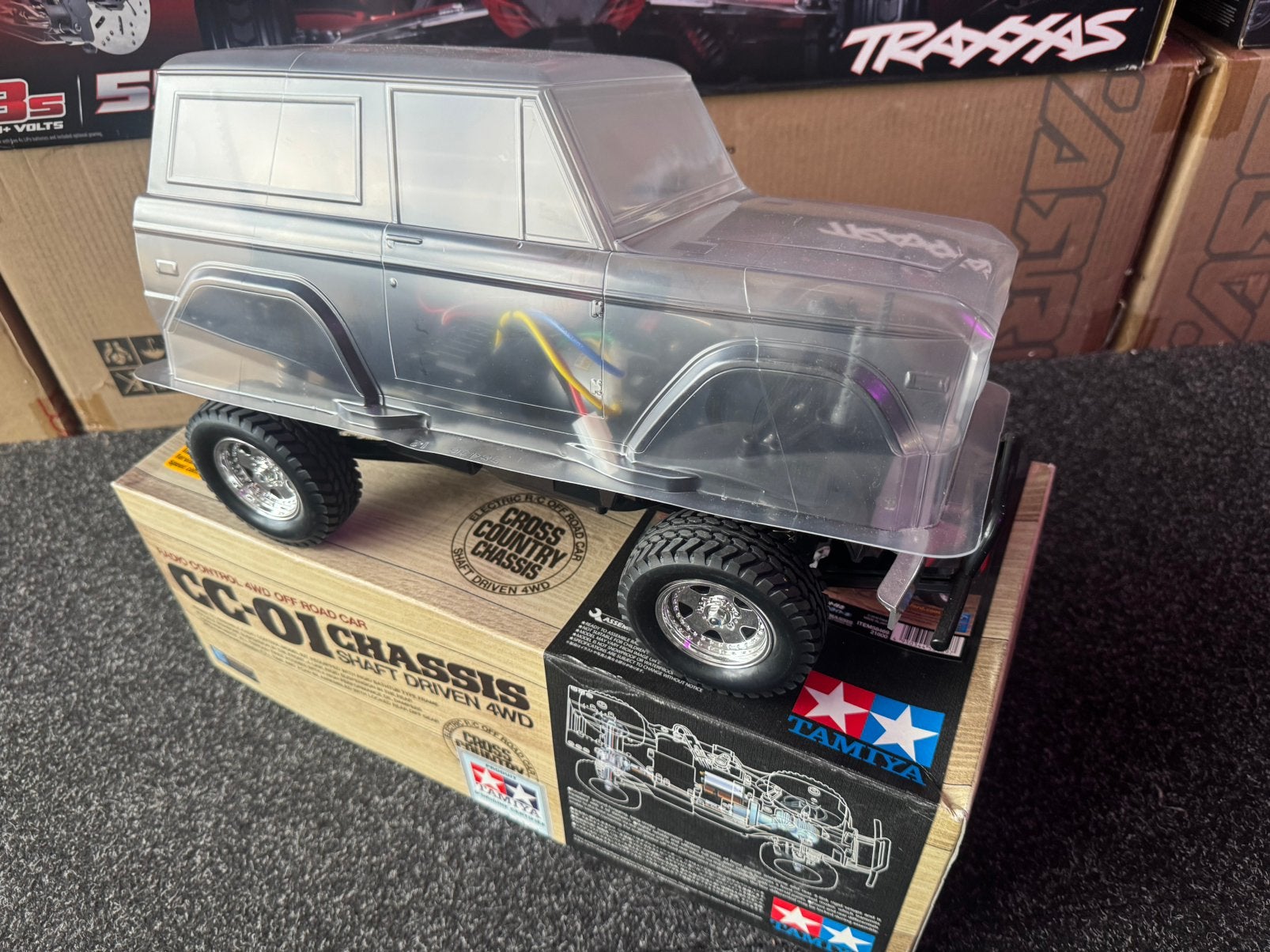 Tamiya Cc-01 Kit Crawler Nieuw deels opgebouwd, Hobby en Vrije tijd, Modelbouw | Radiografisch | Auto's, Ophalen of Verzenden