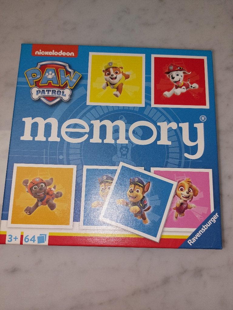 Paw Patrol/Paw Patrol geheugenspel, Kinderen en Baby's, Speelgoed |Speelgoedvoertuigen, Ophalen of Verzenden, Zo goed als nieuw