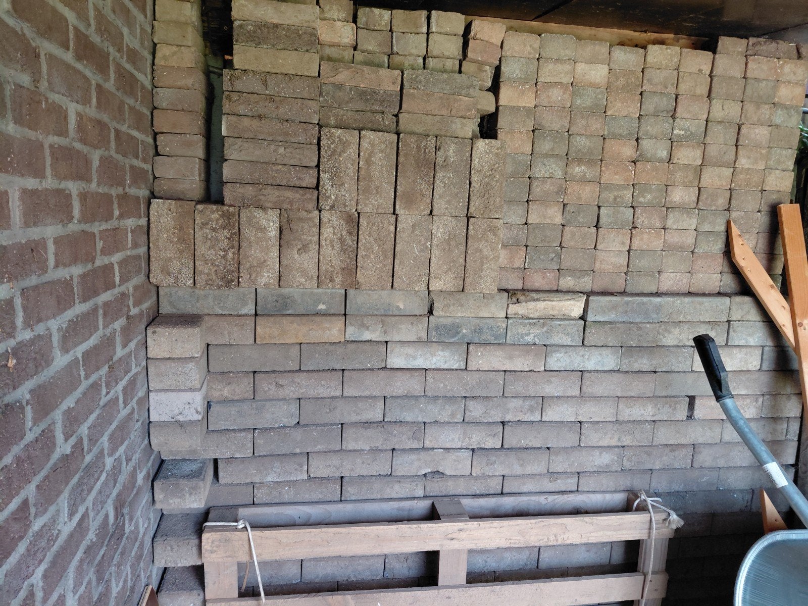klinkers gratis, Tuin en Terras, Schuttingen, Ophalen