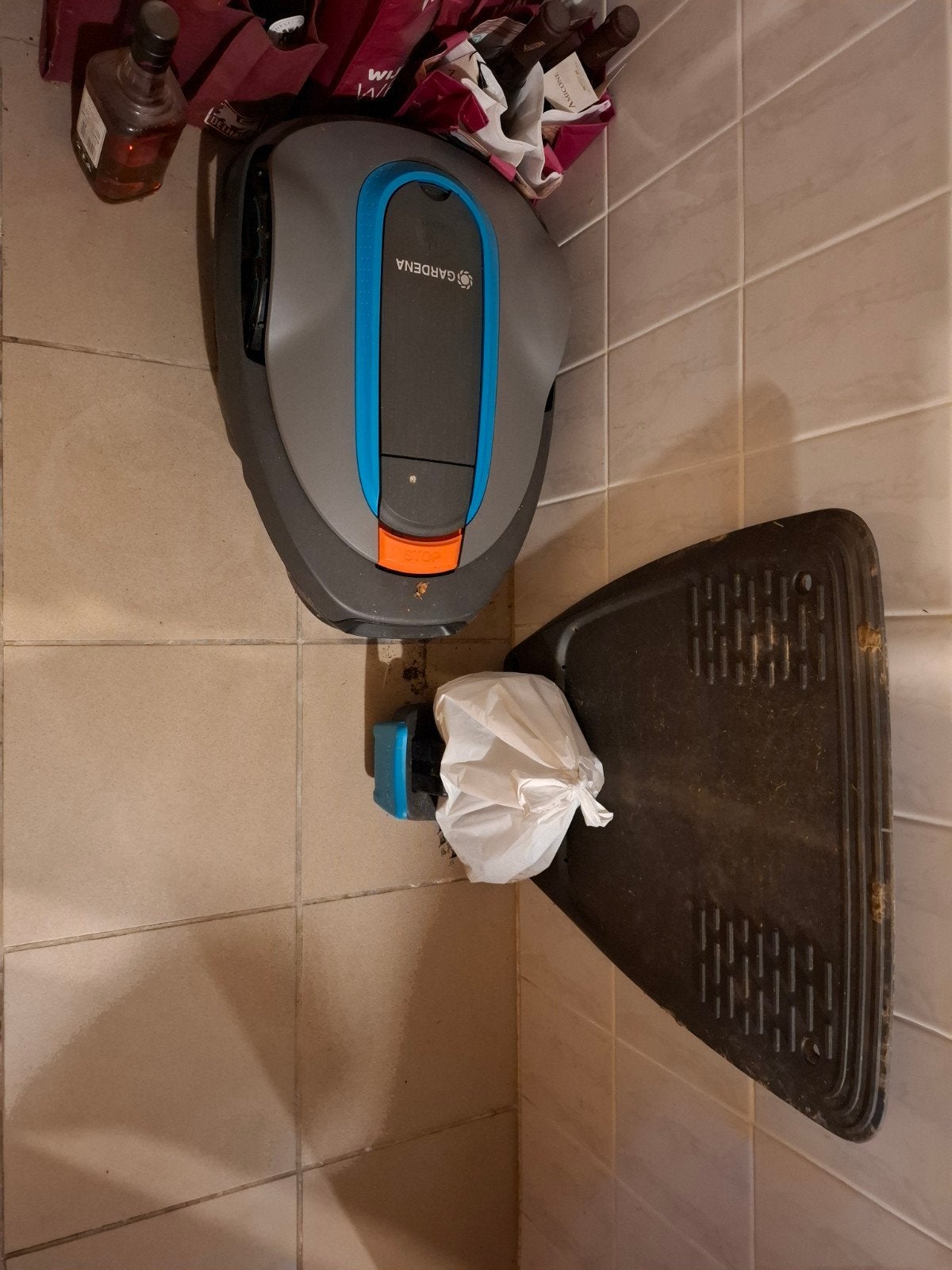 Robot tondeuse gardena sileno smart city, Enlèvement
