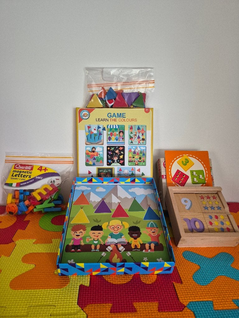 Lot de 3 jeux éducatifs. Comme neuf et complet !, Enlèvement ou Envoi, Comme neuf, Langue et Lecture