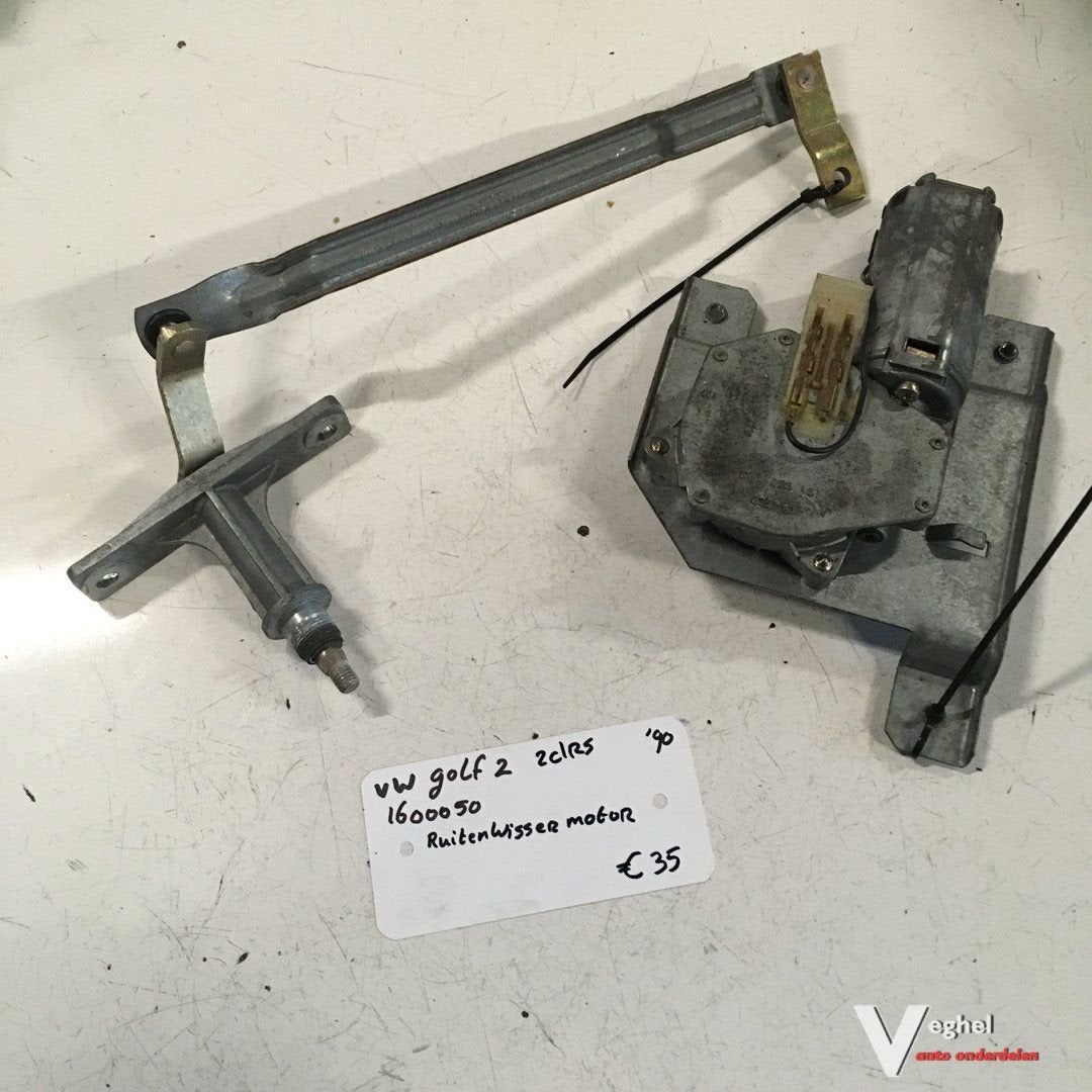 Vw Golf 2  3drs Ruitenwissermechaniek met motor Achter, -, Utilisé, -, -