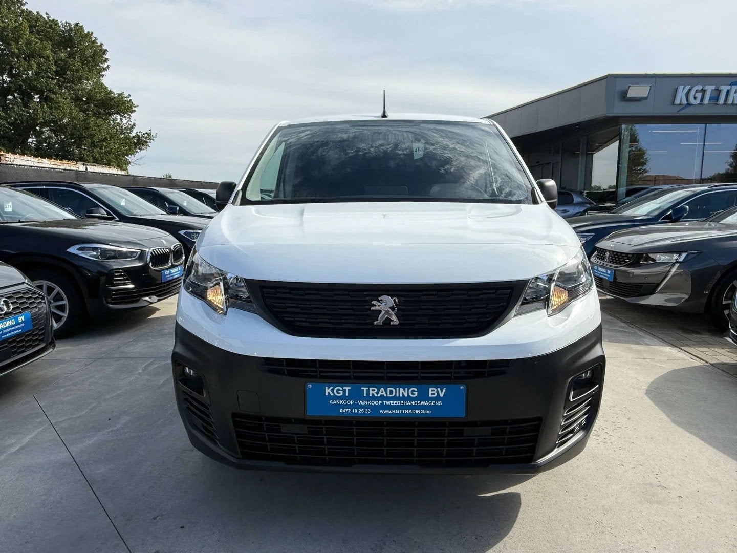 Peugeot Partner 1.5 BLUEHDI 102PK L2 CARPLAY NAVIGATIE BLUET, Auto's, Stof, Gebruikt, 4 cilinders, Wit