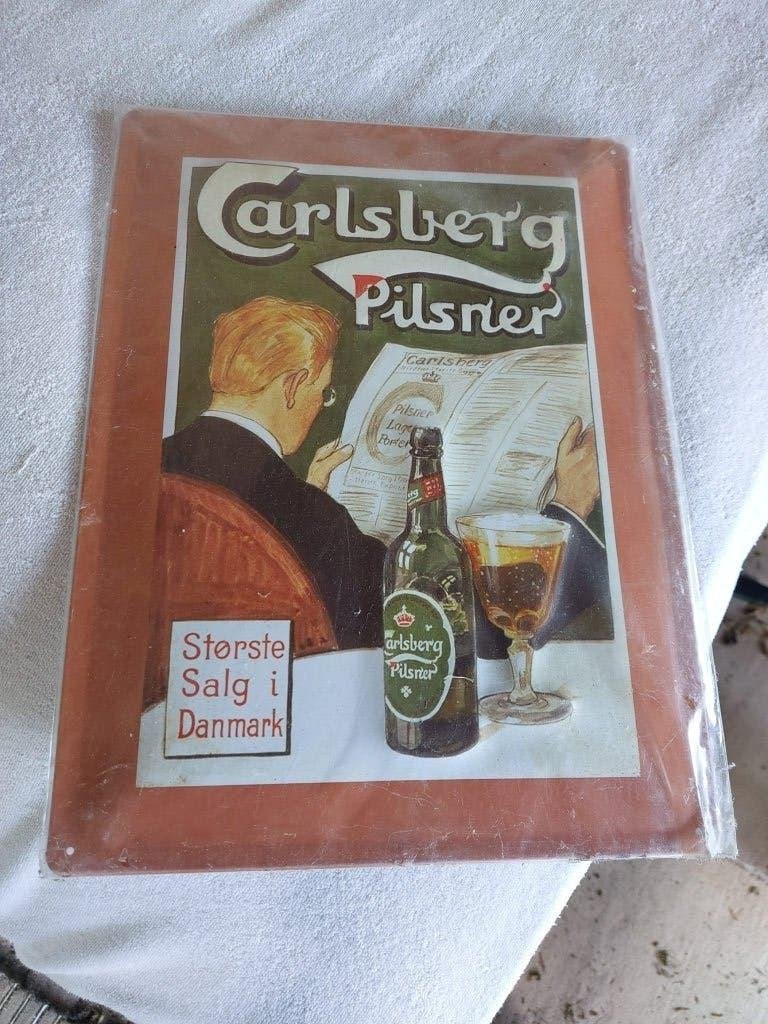 Reclamebord Carlsberg, Ophalen of Verzenden, Nieuw, Reclamebord, Plaat of Schild, Overige merken