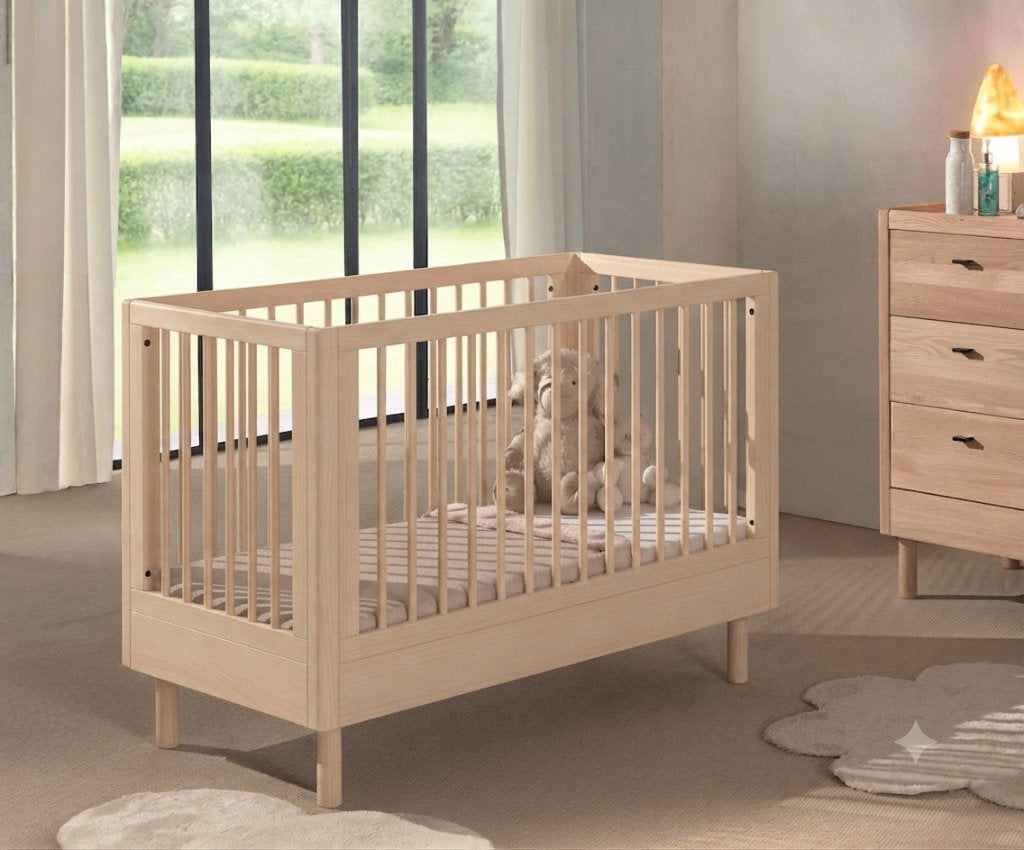BABYBED FORREST MASSIEF BEUKEN 60X120cm NIEUW!, Ophalen, Nieuw, Ledikant