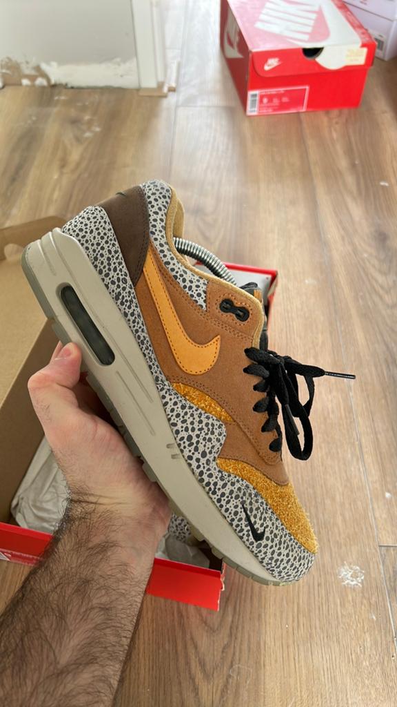 Nike air max 1 atmos safari US9/42.5eu, Ophalen, Zo goed als nieuw