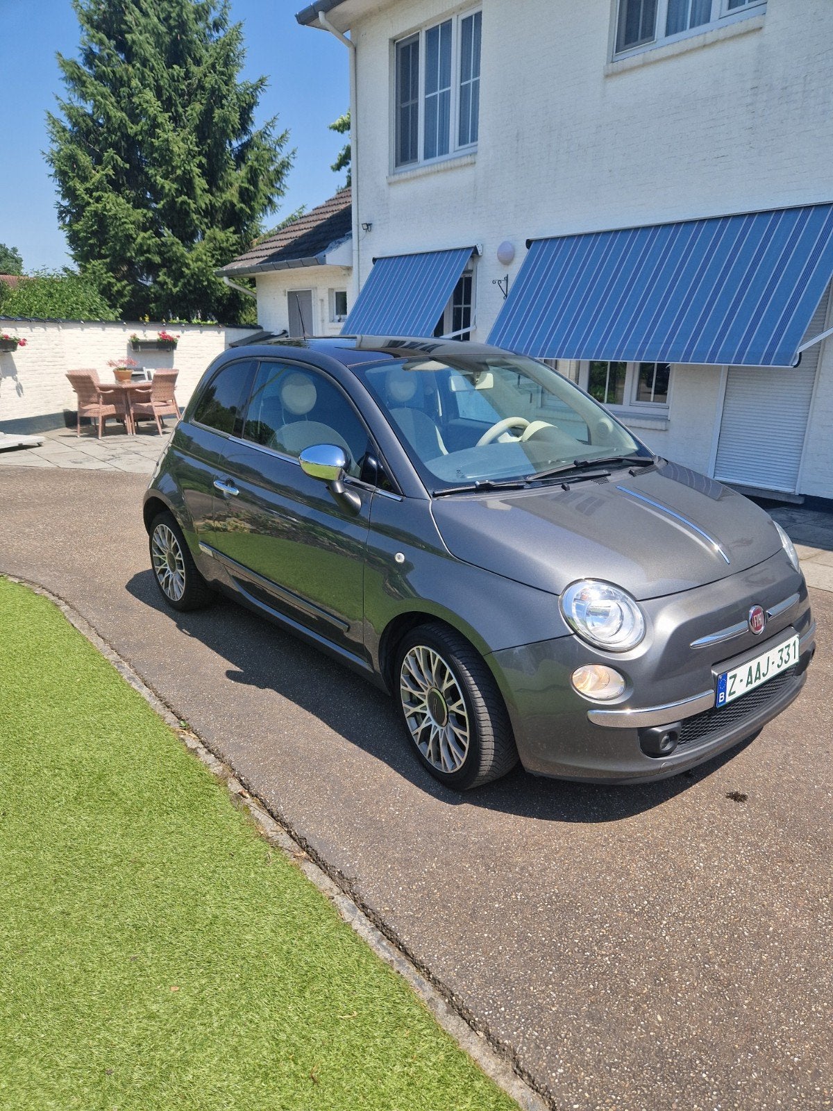 FIAT 500 BENZINE 2013, Auto's, Voorwielaandrijving, Stof, 4 cilinders, Multifunctioneel stuurwiel