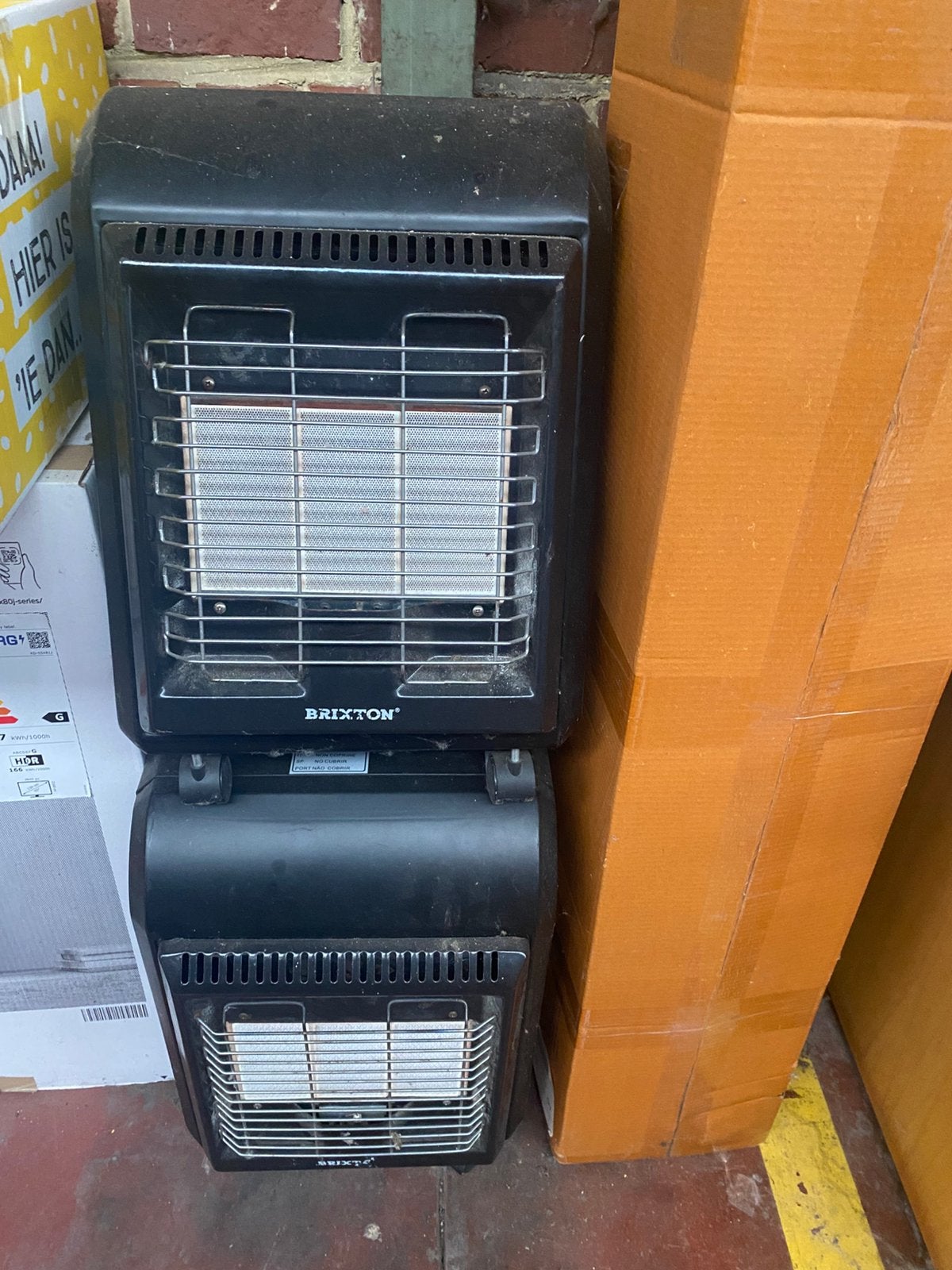 2x verwarming op gas, Ophalen, Gebruikt, Gas, Gaskachel