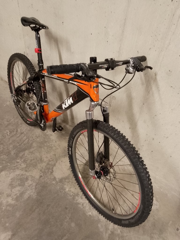 KTM (Carbon TeamBike), Fietsen en Brommers, 26 inch, Zo goed als nieuw, Meer dan 20 versnellingen, Schijfrem