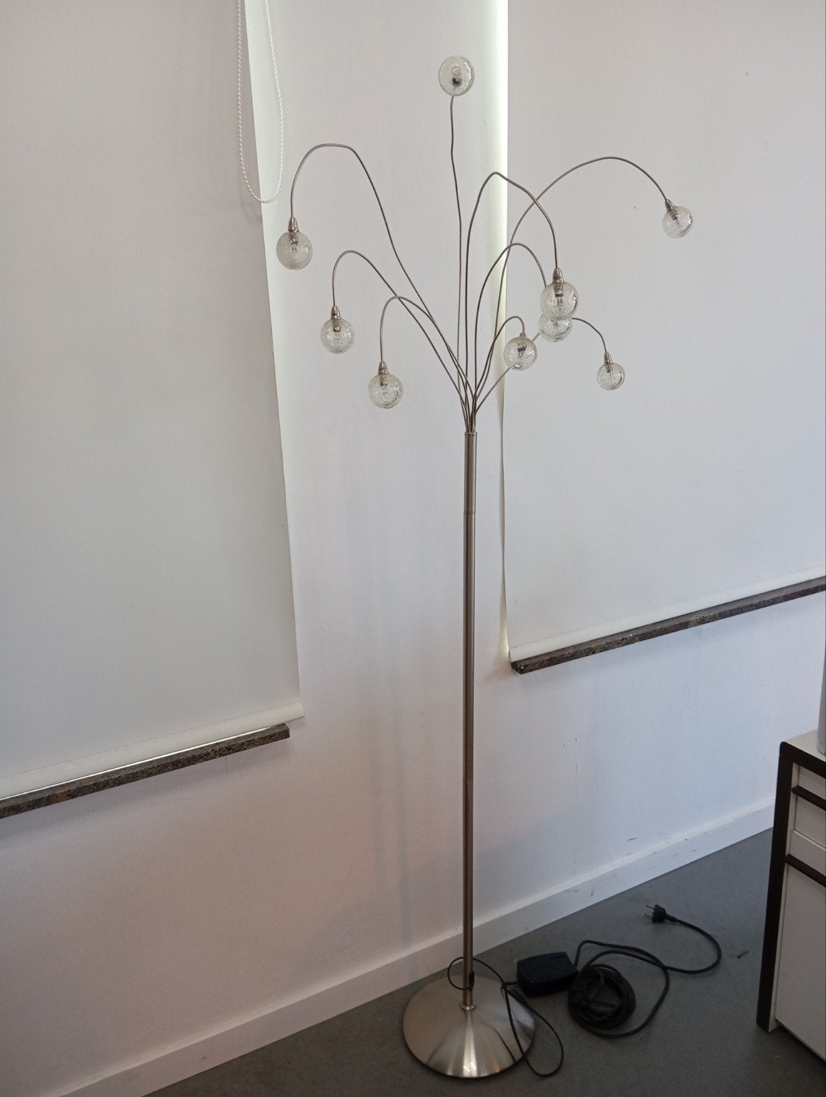 Staande lamp Jan des Bouvrie, Ophalen, Gebruikt, Metaal, 150 tot 200 cm