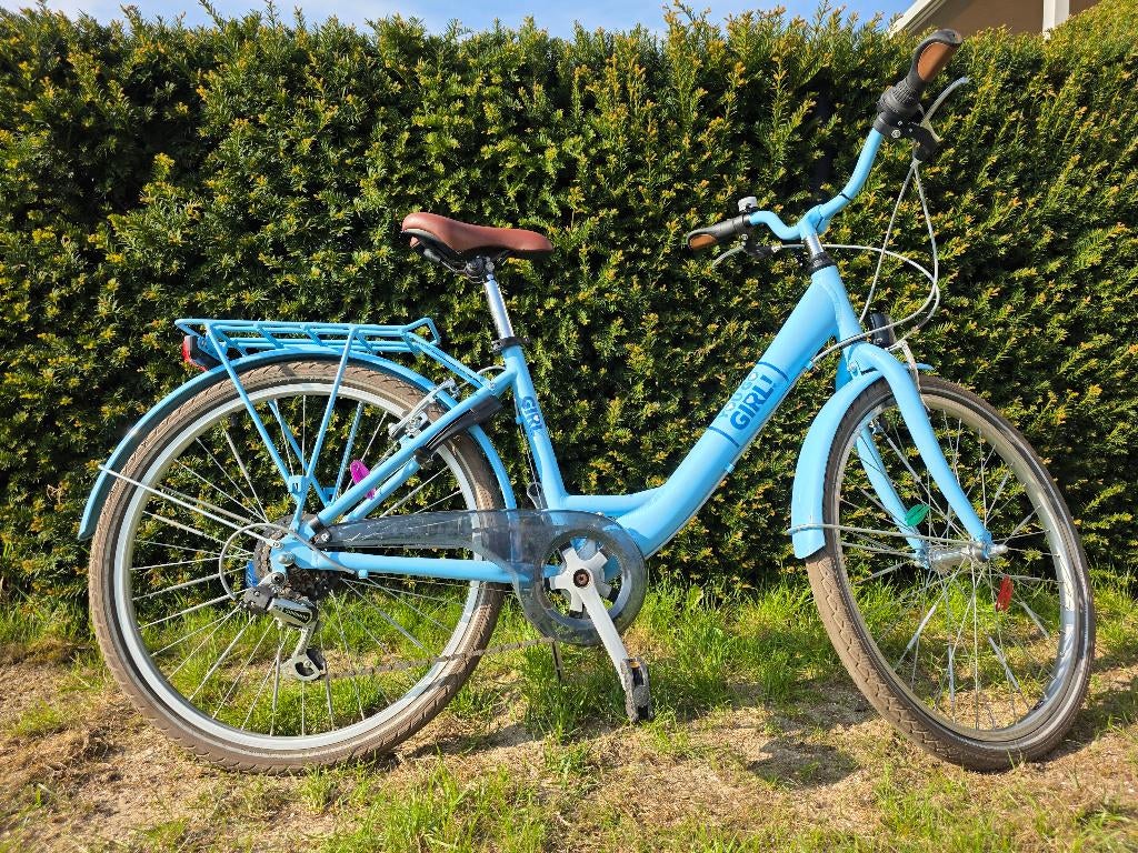 Meisjesfiets maat 24 (bikefun), Fietsen en Brommers, Ophalen, Velgrem, Versnellingen, BikeFun Kids (BFK)